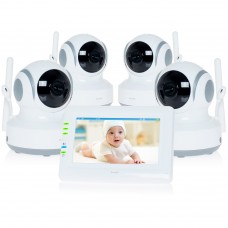 Видео-няня с 4-мя камерами Ramili Baby (Рамили Бейби) RV900X4